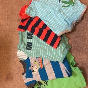 Lot of 5 rompers